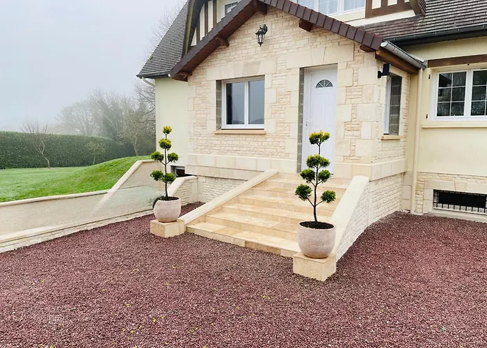 Normand Climatise Avec Piscine Privee 펜션 Condé-sur-Seulles